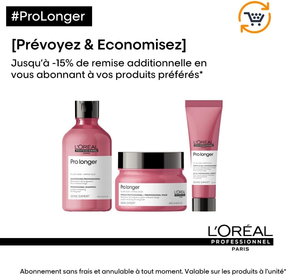 L'Oréal Professionnel - Pro Longer Série Expert - masque/duo/trio - hydrate, protège, cheveux longs cassants