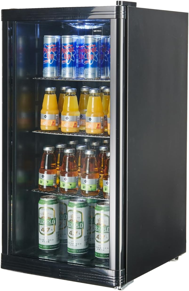 METRO - réfrigérateur boissons - 43x49x83cm - 88L, statique, noir, GPC1088
