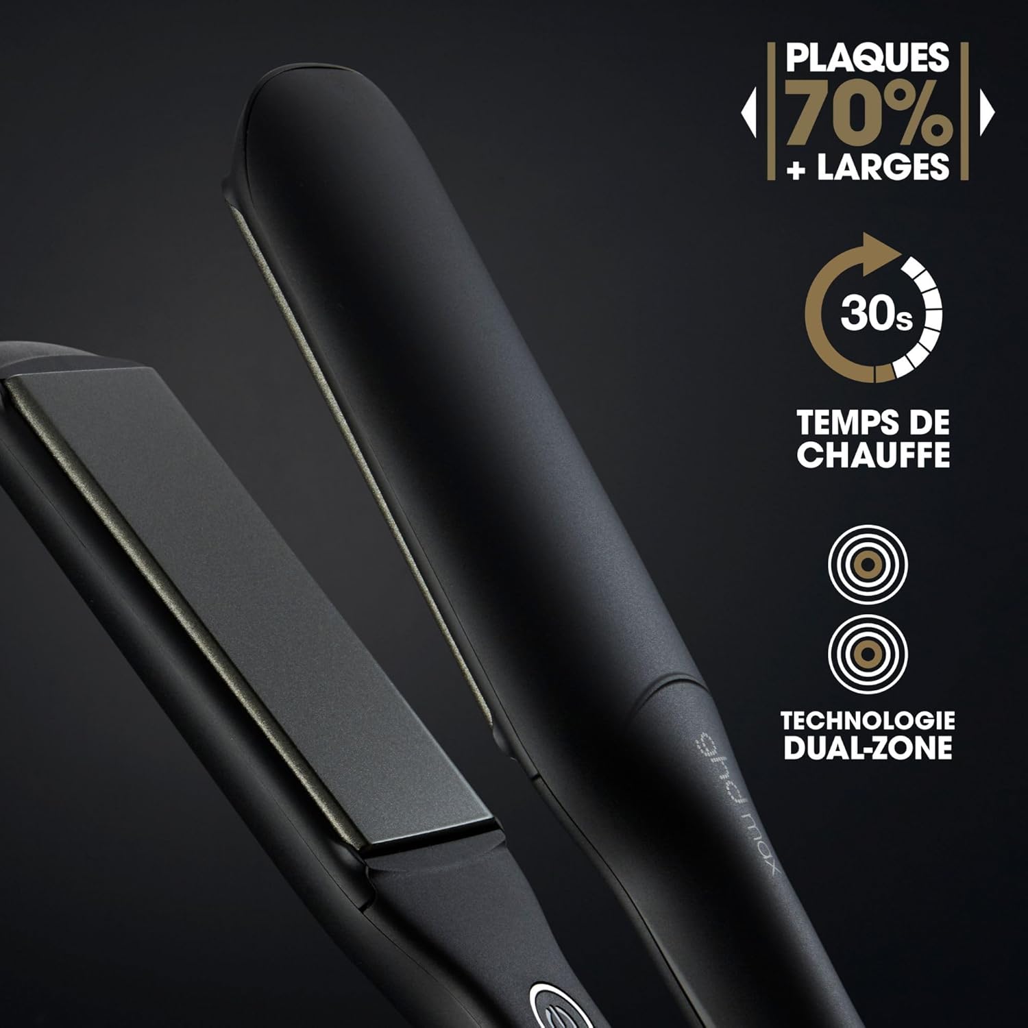 ghd - Max série - plaques larges - Lissage rapide cheveux brillants