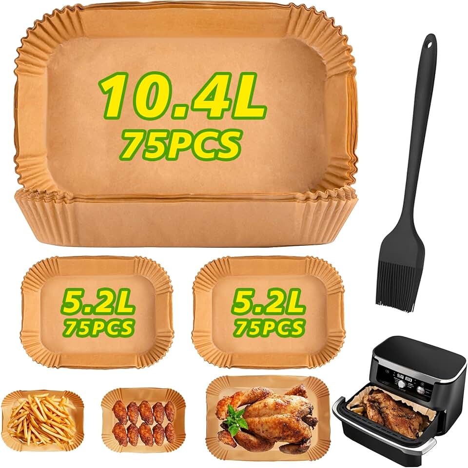 Papier cuisson air fryer - 225PCS - rond, antiadhésif, plat, AF500EU/AF500EUCP