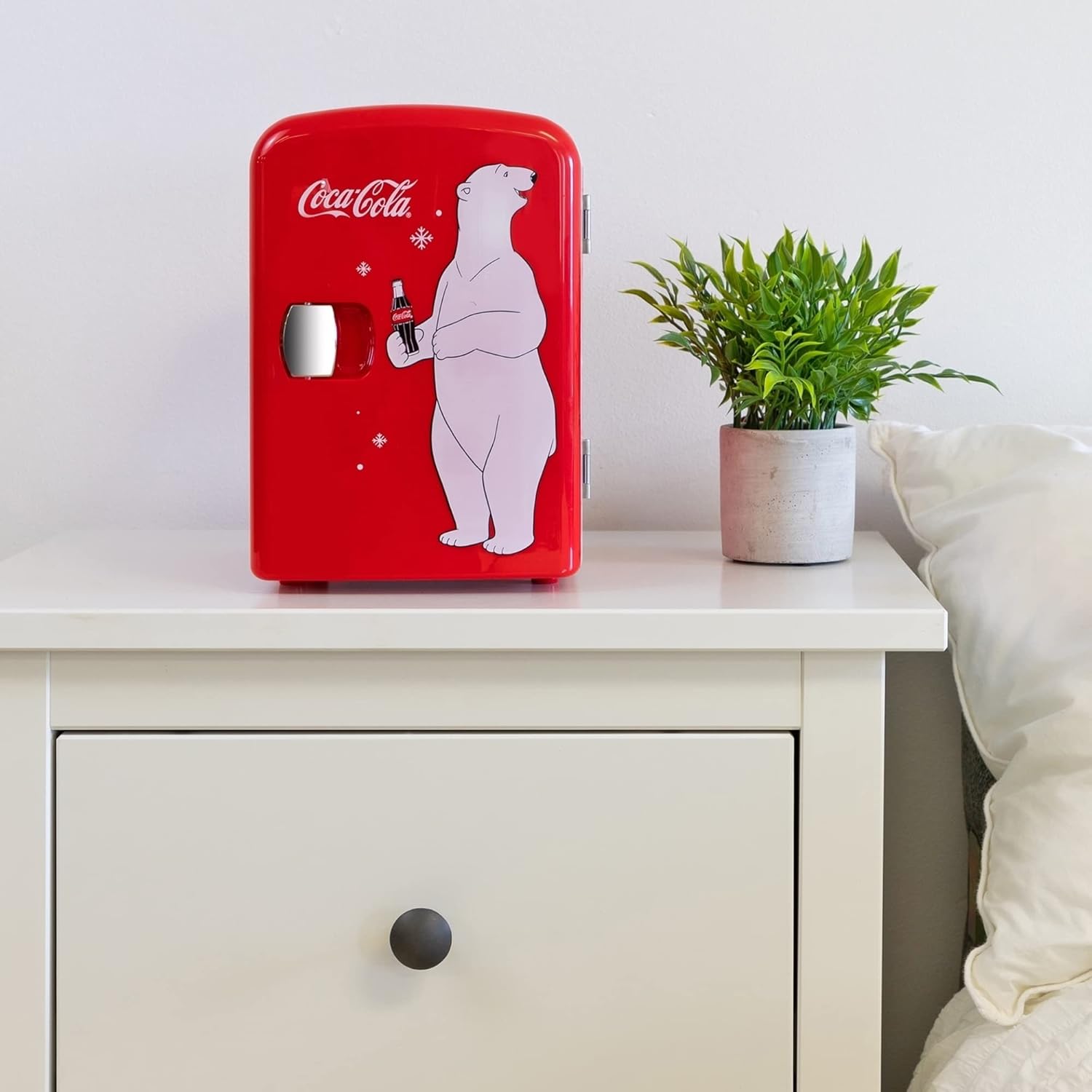 Coca-Cola - Mini Frigo 4L - compact, portable, 6 canettes, rouge
