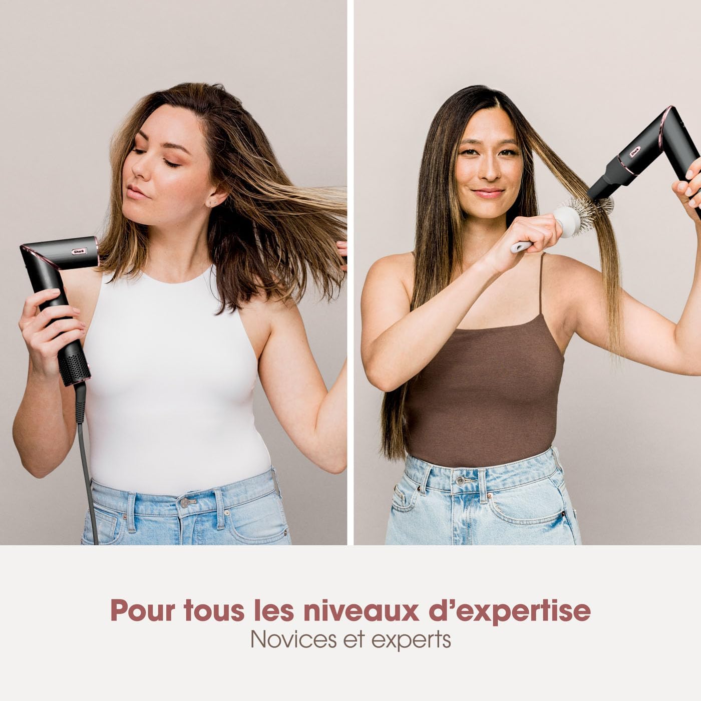 Shark - FlexStyle Air Styler - boucleurs auto-wrap, sèche-cheveux, pour tous types de cheveux