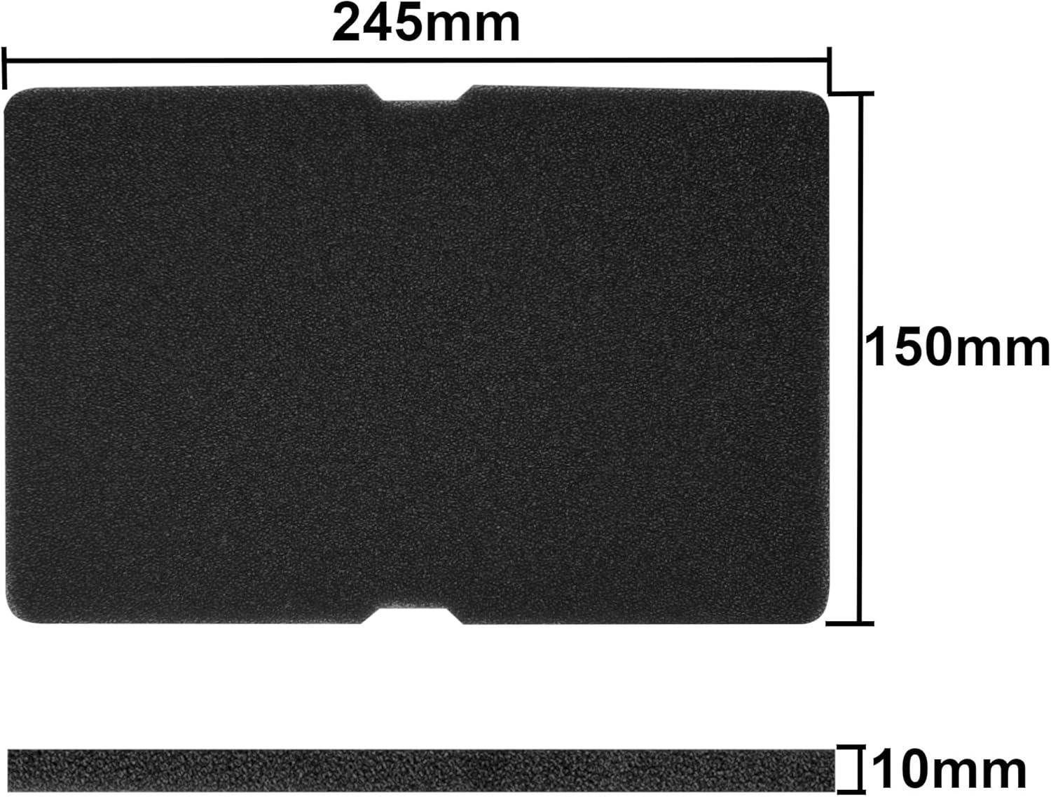Filtre Mousse Sèche-linge compatible Beko, Grundig, 13x7cm, 2964840100