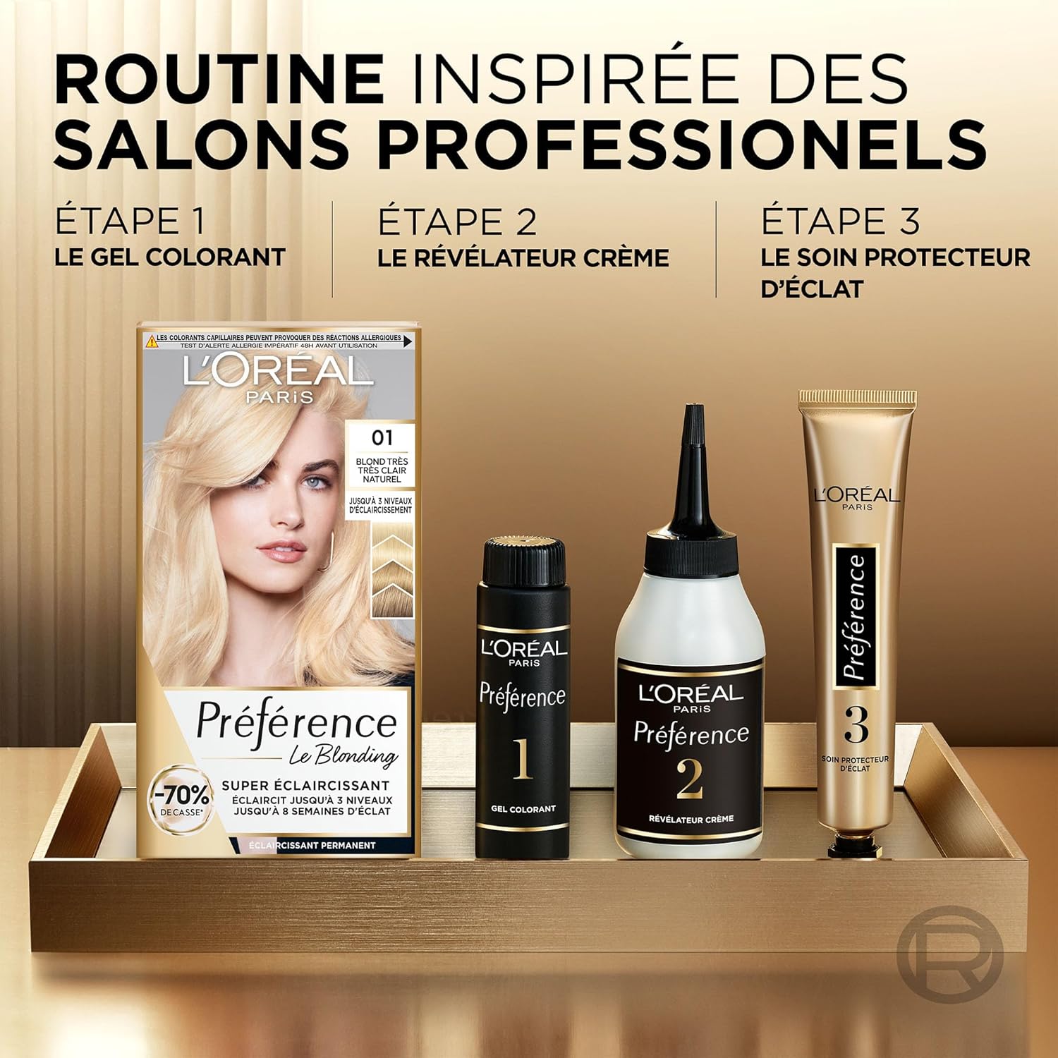 L'Oréal Paris - Préférence Le Blonding - blond très clair - Prague (01)