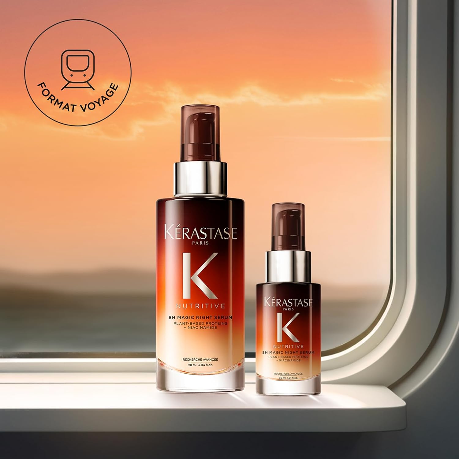 Kérastase - Nutritive 8H Magic Night Serum - crème cheveux secs - nutrition, protection humidité, brillance, force