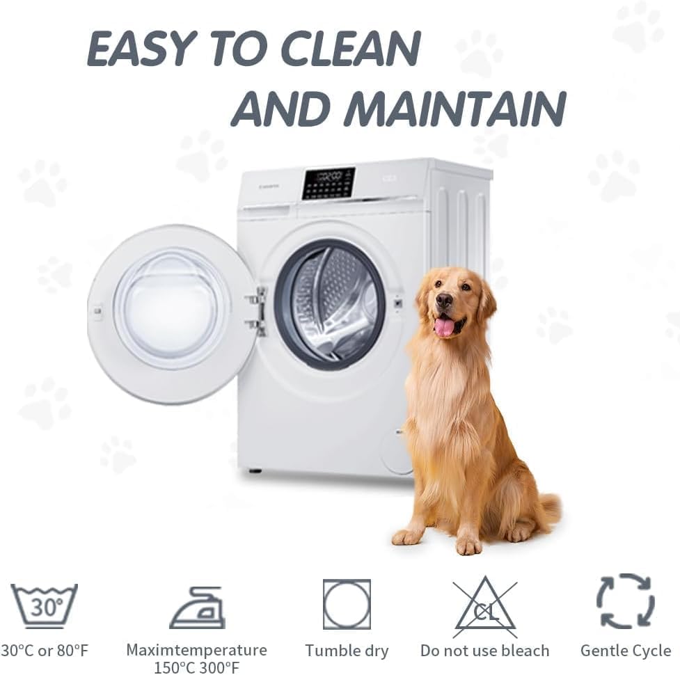 DUJUIKE - housse canapé imperméable, antidérapante, 76-180 cm, Brun DUJUIKE