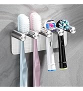 Dvocel Porte-brosse à dents électrique en acier inoxydable 304 pour support de brosse à dents électrique mural...