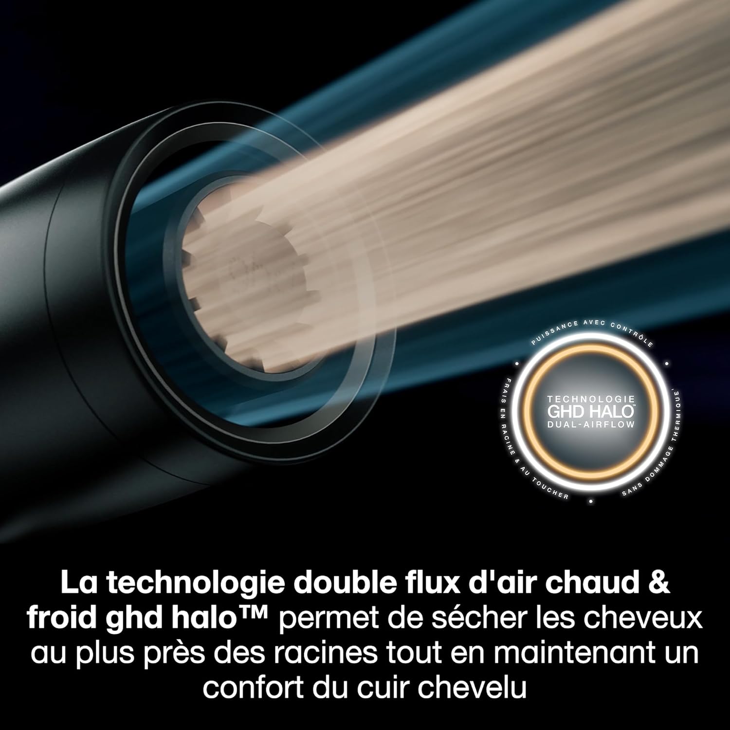 ghd - Speed Blanc - séchage ultra-rapide, contrôle pro, sans dommage