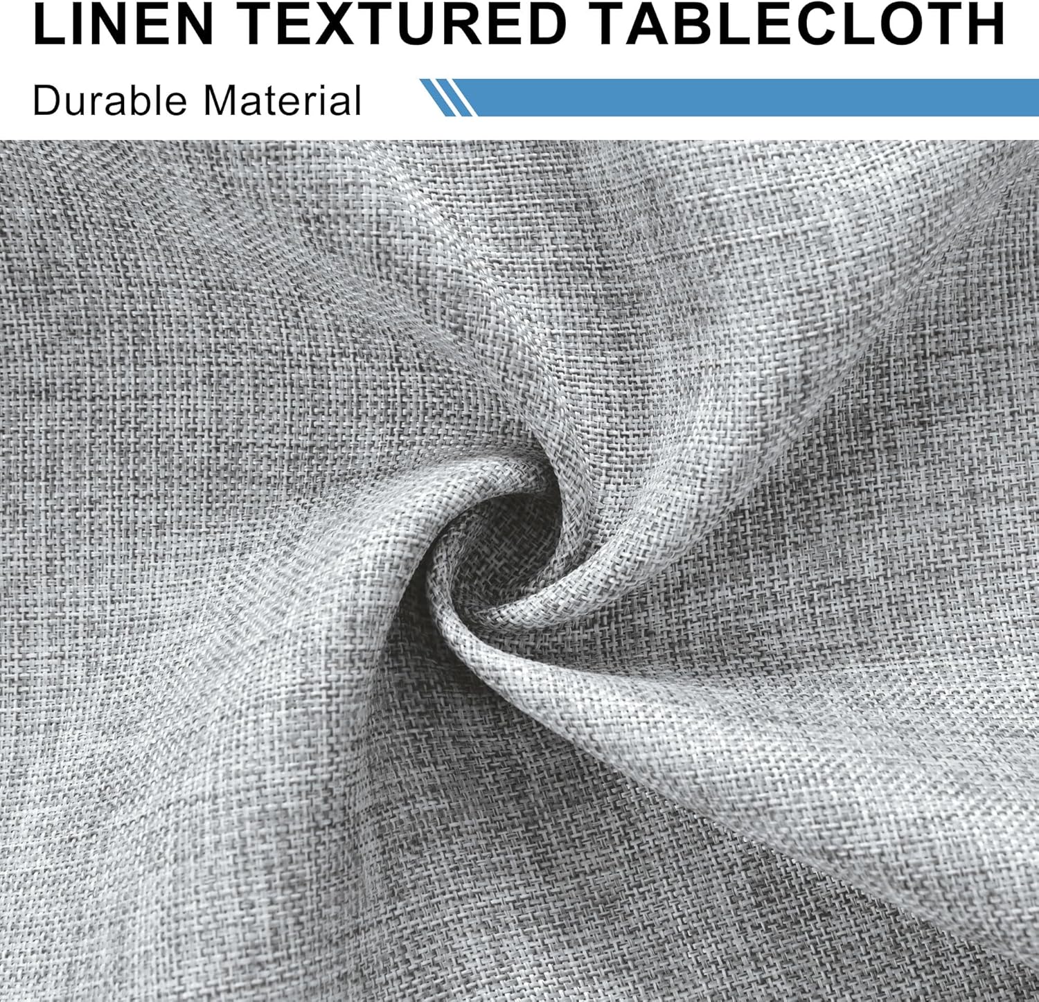 DWCN - nappe aspect lin - 135x260cm - lavable, imperméable