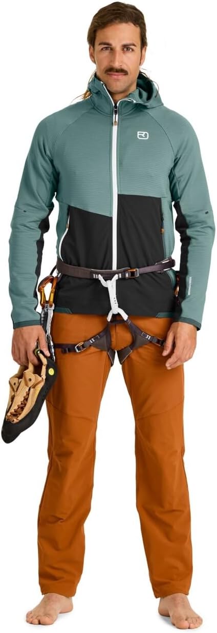 Ypsilanti - Fleece Rib Hoody - M - Wild Herbs, Confort Doux