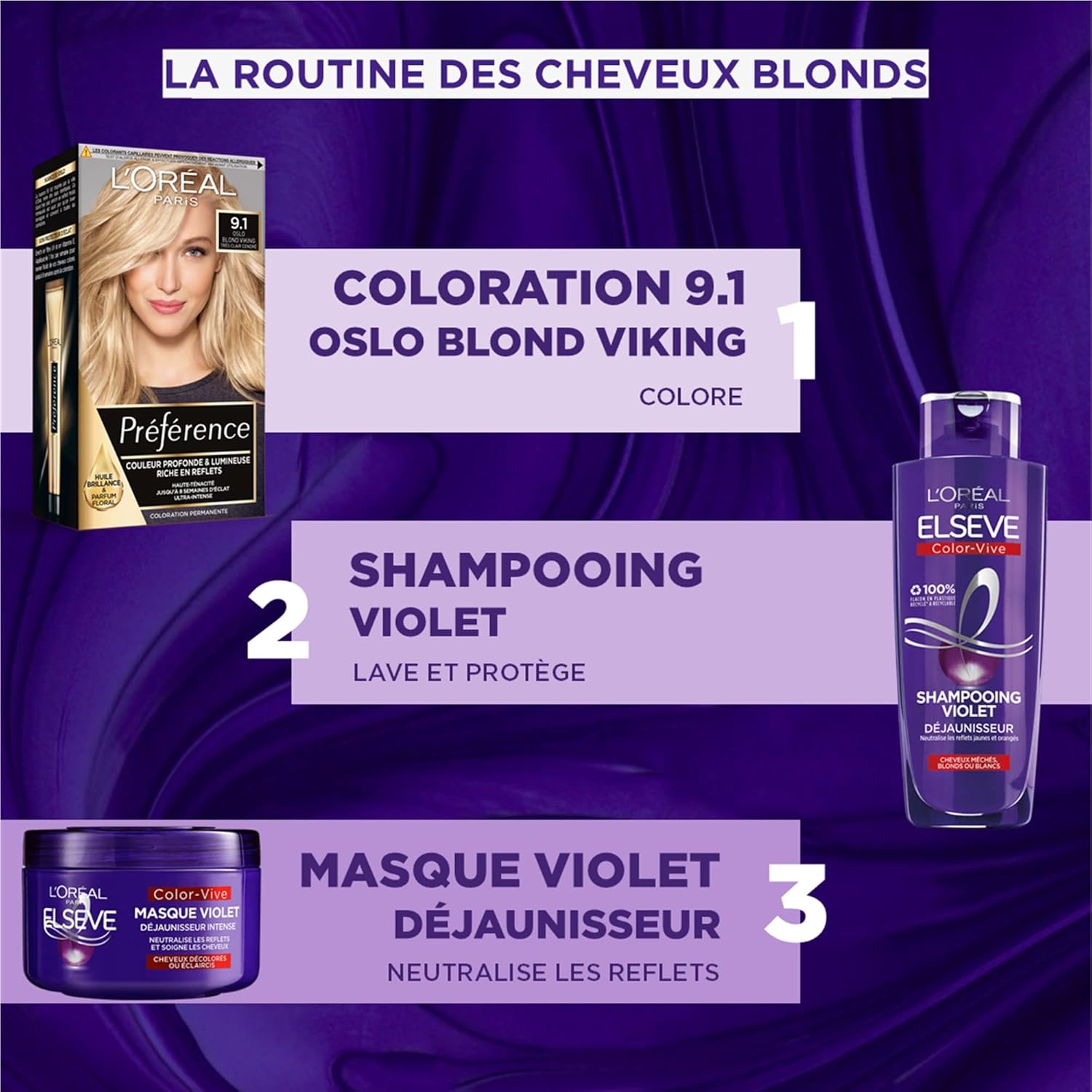 L'Oréal Paris - Préférence Blond Oslo 9,1 - coloration cheveux durable