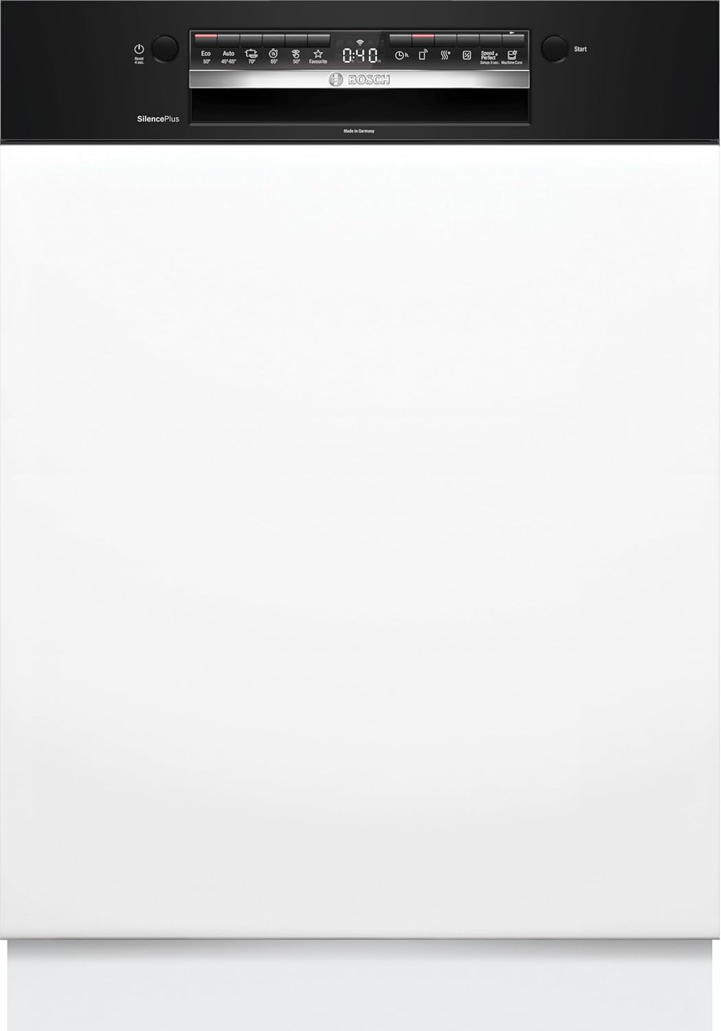 Bosch - Série 4 lave-vaisselle encastrable 60cm noir, connectivité Smart 