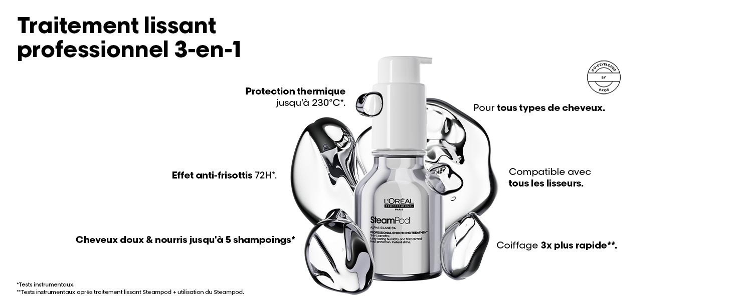 SteamPod soin lissant thermoprotecteur