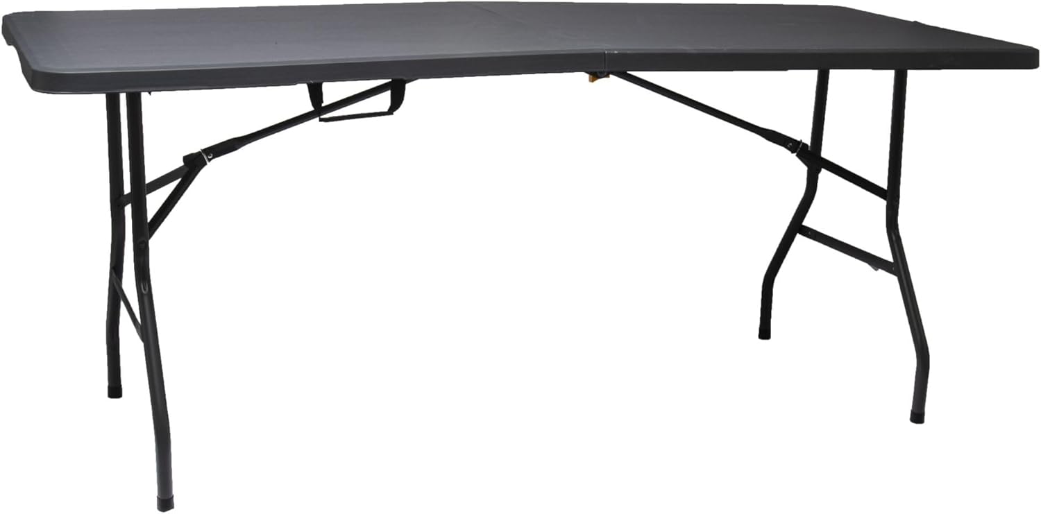 Werka Pro - Table pliante rectangulaire 239x74x74 cm - Grise, robuste