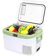 BINGI Glacière Electrique Voiture 12,8L à Compression avec Refroidissement Rapide - Réfrigérateur...