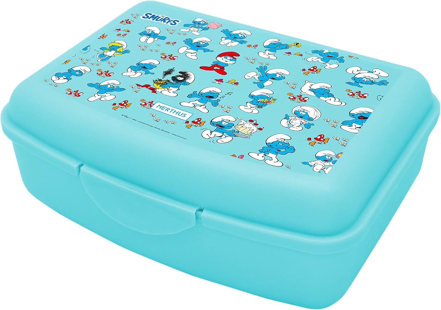 NERTHUS - boîte à lunch Schtroumpfs, légère, facile à nettoyer, FIH 924