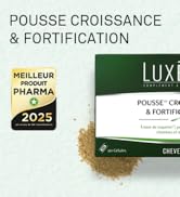Le texte se lit comme suit : « POUSSE CROISSANCE & FORTIFICATION », « LUX », « 2025 ». Duplicata de l'image 3 montrant les mêmes éléments de marque du produit.