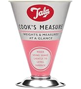 Tala Pink 1950'S Retro Cook mesure, alternative et moyen simple de mesurer une large gamme d'aliments pro...