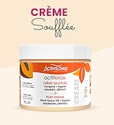 dans un emballage orange et blanc, avec une formule d'huile de ricin noire