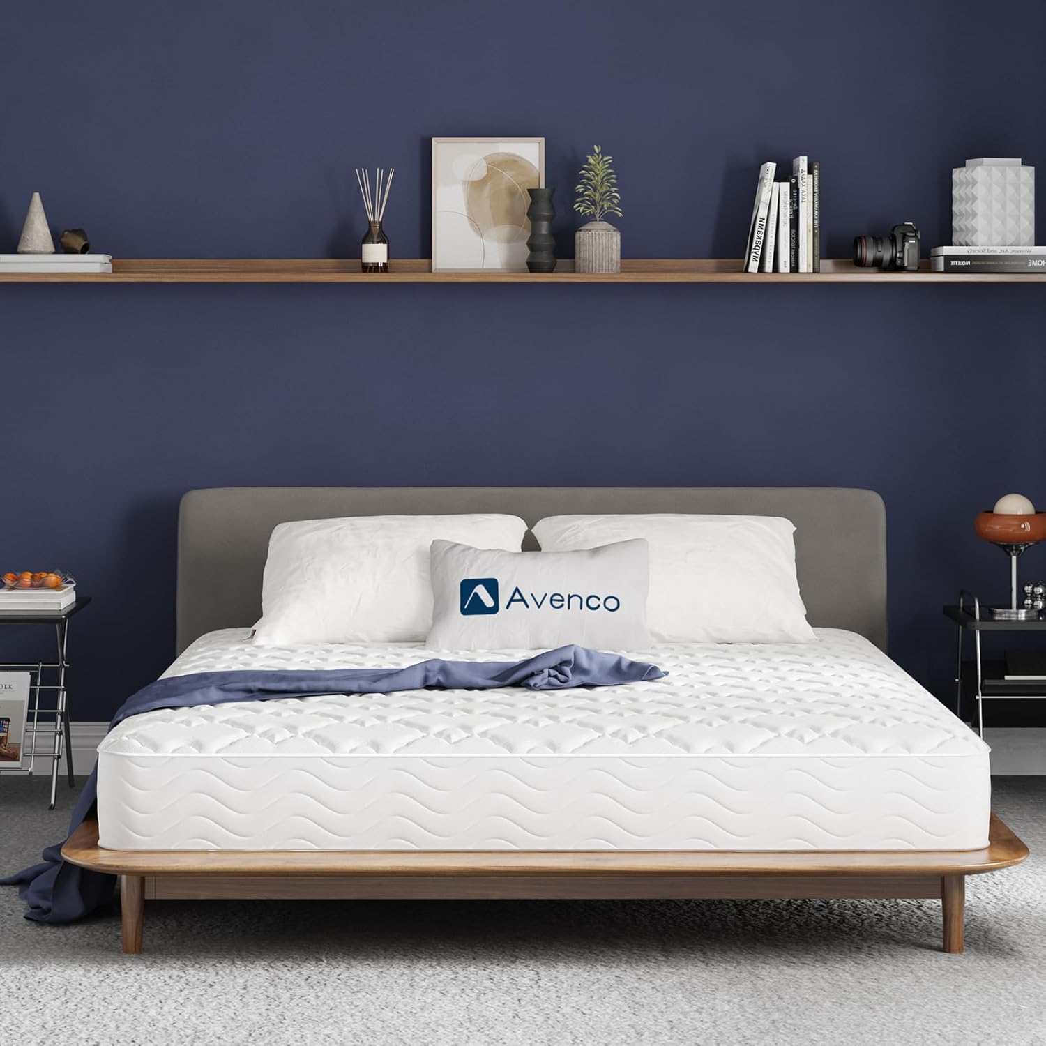 Avenco - Matelas Ressorts Ensachés Confort - 120x200 - Soutien lombaire, isolation mouvements