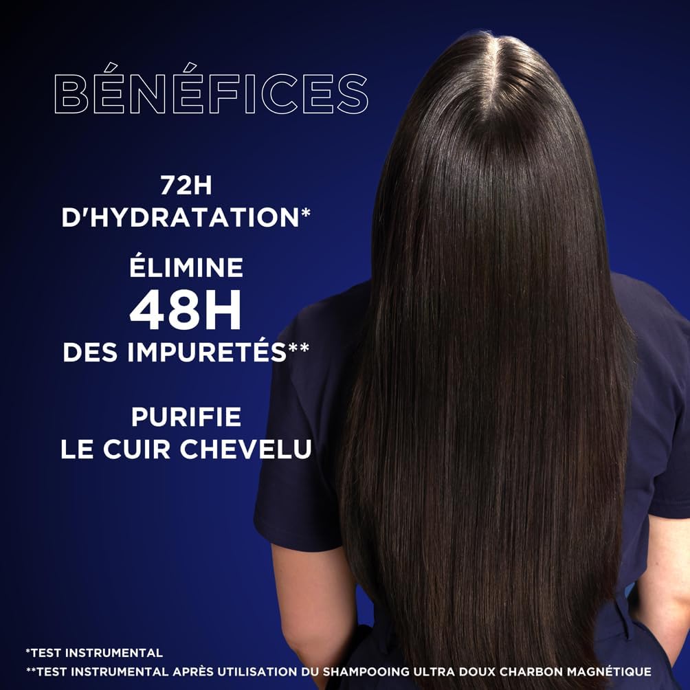 Garnier - Ultra Doux Hydratant Équilibrant 250ml - charbon et nigelle