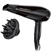 Remington Sèche-cheveux Ionique [Puissant & Léger] Ionic Dry Noir (2200W, coiffage délicat et dou...