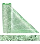 Chemin de table Anstore - Vert - 23 cm x 30 m - Moderne - Noël - Rouleau de chemin de table - Découpable pour