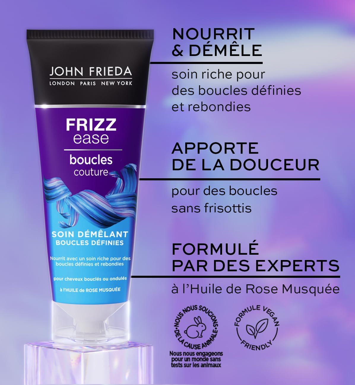 John Frieda - Frizz Ease Boucles Couture - 250ml - Soin démêlant anti-frizz
