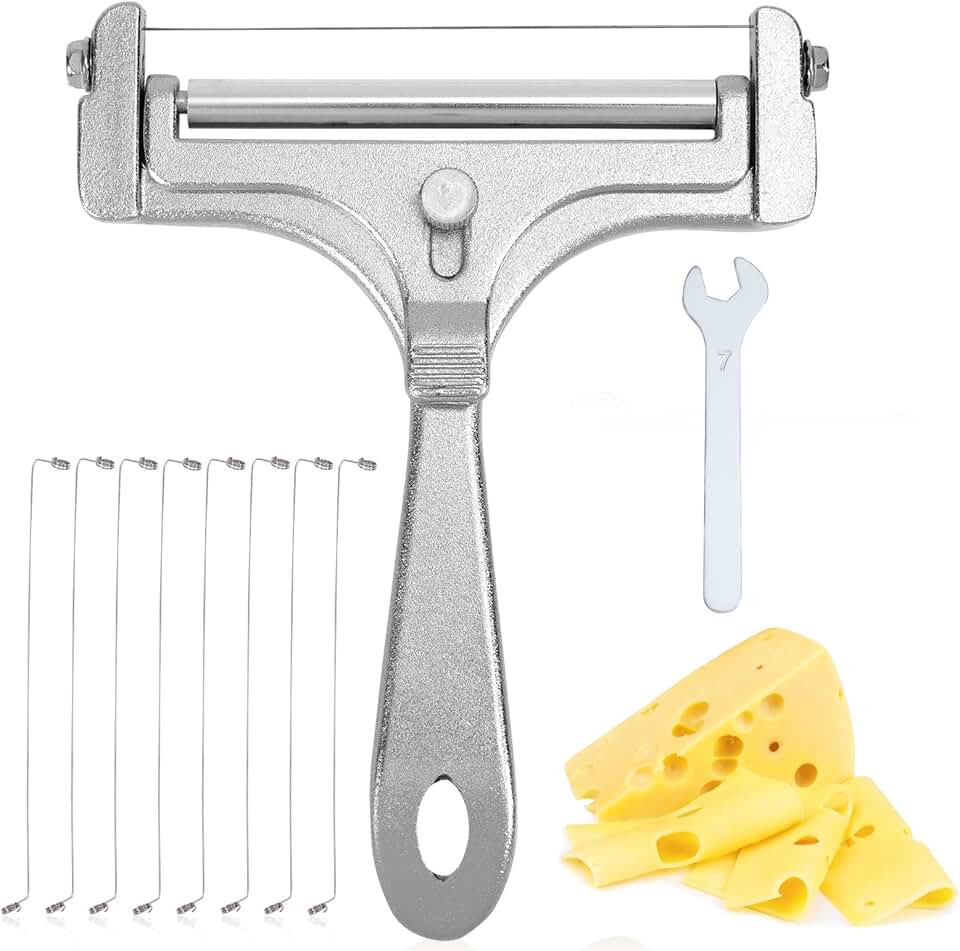Gosknor - trancheuse à fromage fil inox, 8 fils, portable, clés