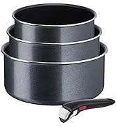 Tefal L15890 Ingenio XL Force Lot de 4 casseroles empilables avec revêtement anti-adhésif