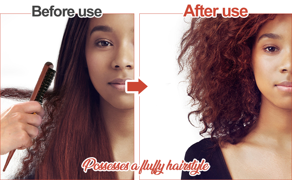 une femme aux cheveux roux et aux cheveux noirs