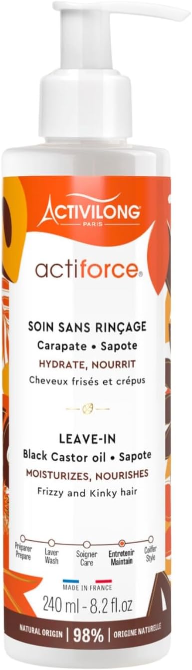 Activilong - Actiforce Leave-in 240ml - Cheveux frisés, naturels, sans silicone