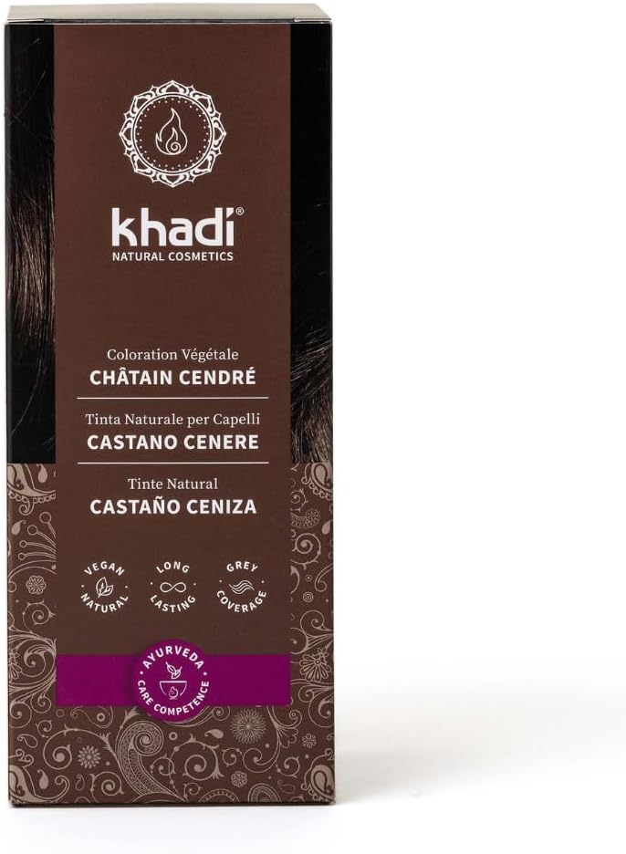 Khadi - coloration végétale brun mat, 100g, vegan, 100% naturelle
