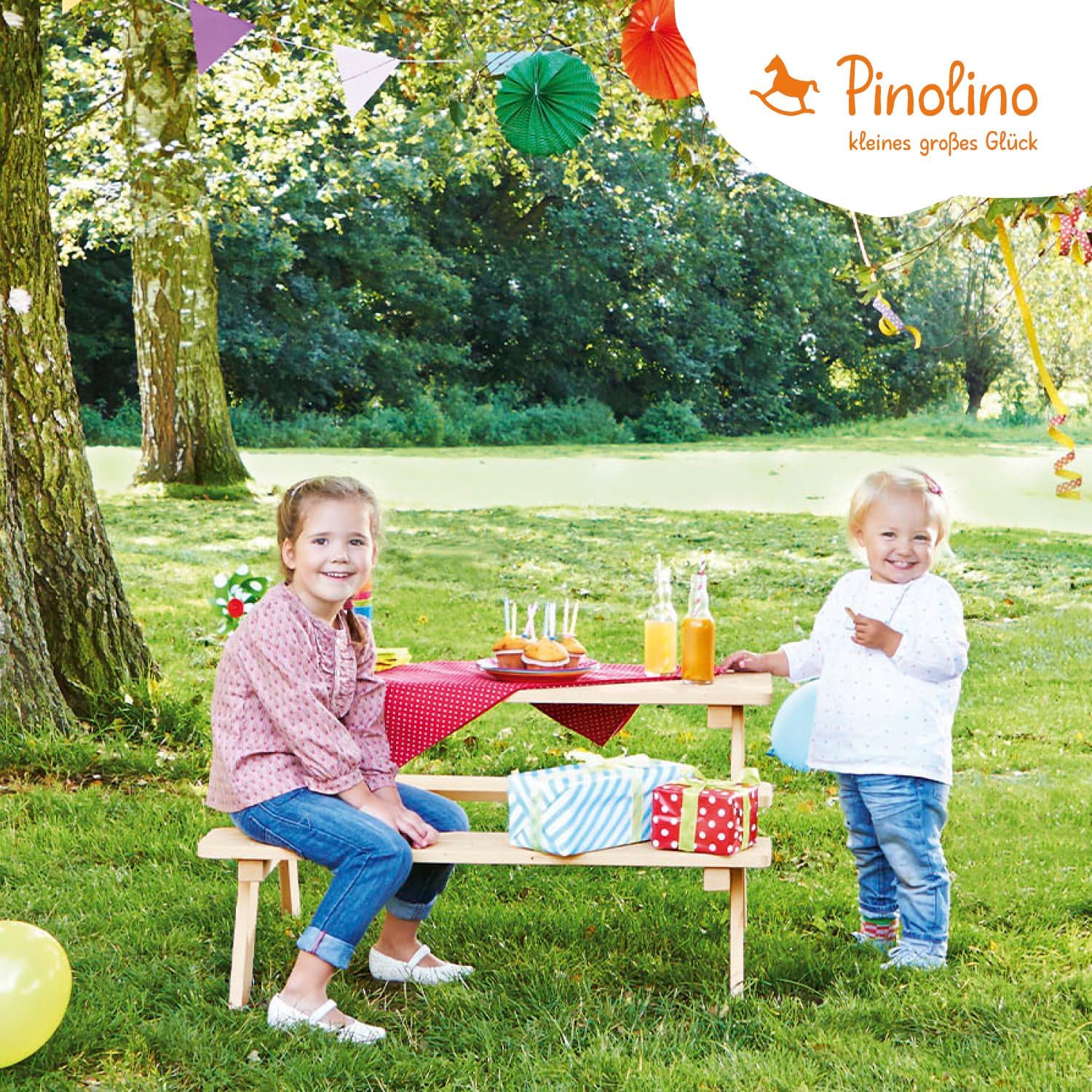 Pinolino - Nicki - table et chaises enfants bois - compact, solide - 201016