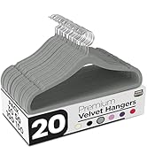 Utopia Home Cintres en Velours - antidérapants, durables - cintres Peu encombrants pour Chemises,...