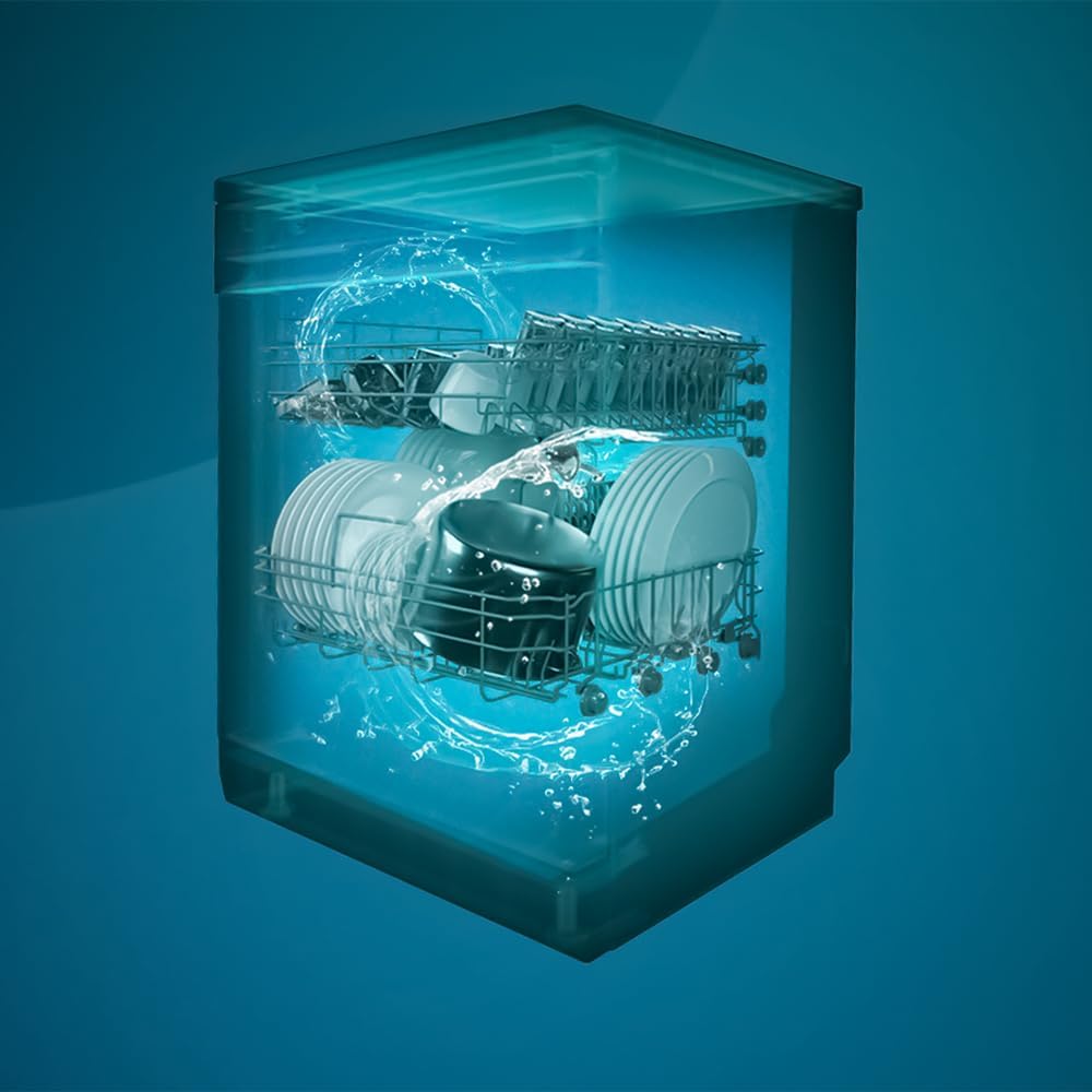 Cecotec - Bolero Aguazero (série 6210) - 60cm - 15 couverts, écran XXL, Dual Zone, Aquastop, AutoClean, 6210