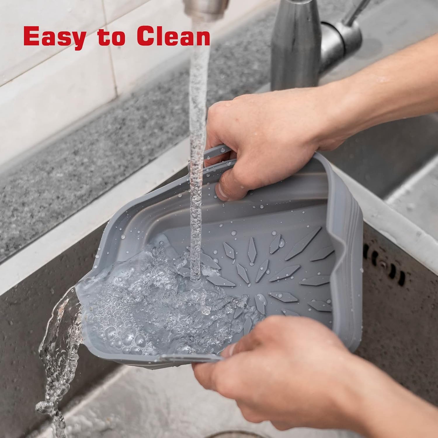 Paniers pliables air fryer - silicone - 4 moules muffins, tapis cuisson