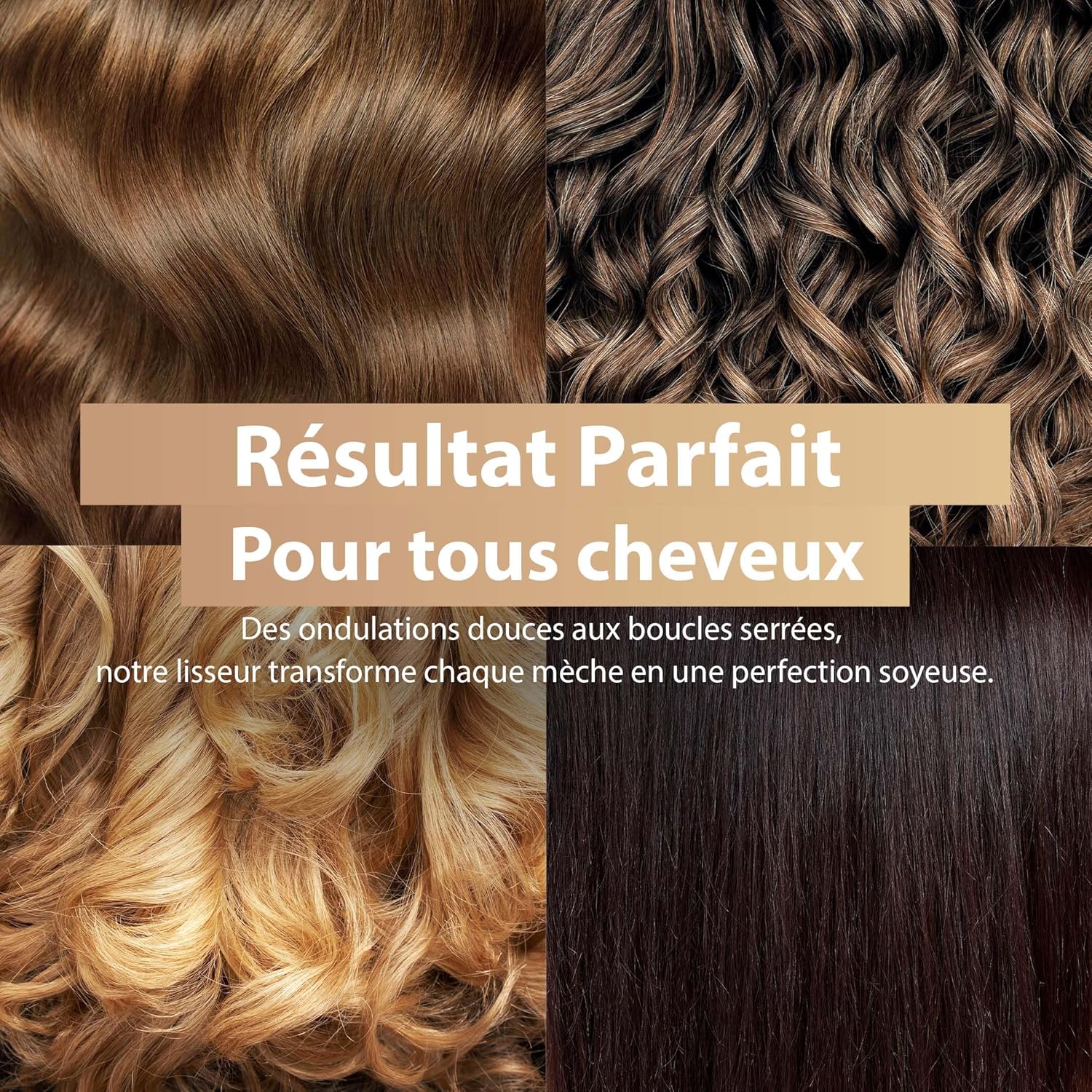 Golden Goods - Steampod Pro - lisseur vapeur, 10 températures, céramique, ionique, cheveux tous types