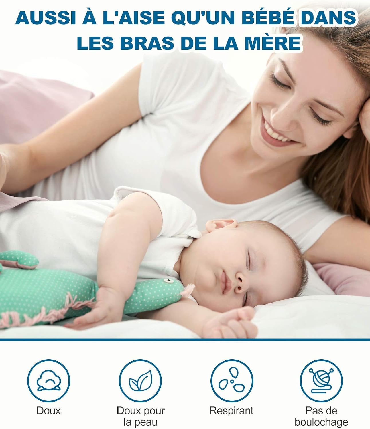 BedStory - Surmatelas mémoire de forme gel - 180x200 cm - 7.6cm, ergonomique