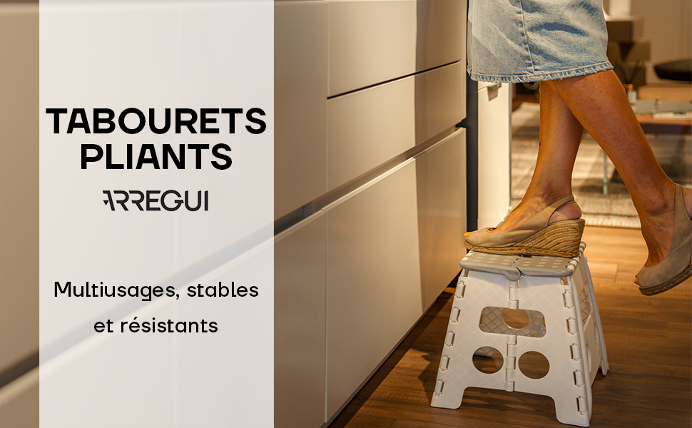 Tabourets Pliants ARREGUI Blanc