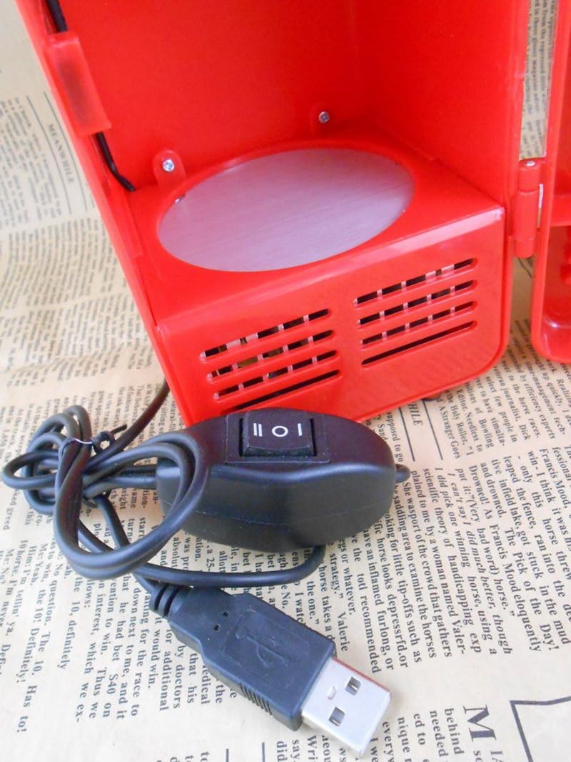 Mini réfrigérateur USB - refroidisseur/réchauffeur - compact - H-UF05Red
