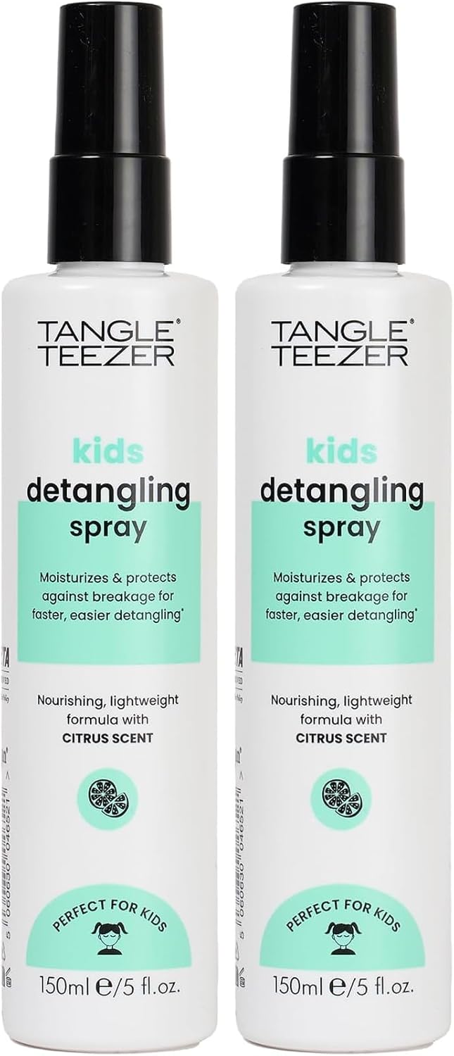 Tangle Teezer - Spray Démêlant Enfant - lot de 2 - parfum agrumes, végan, anti-nœuds, sans cruauté