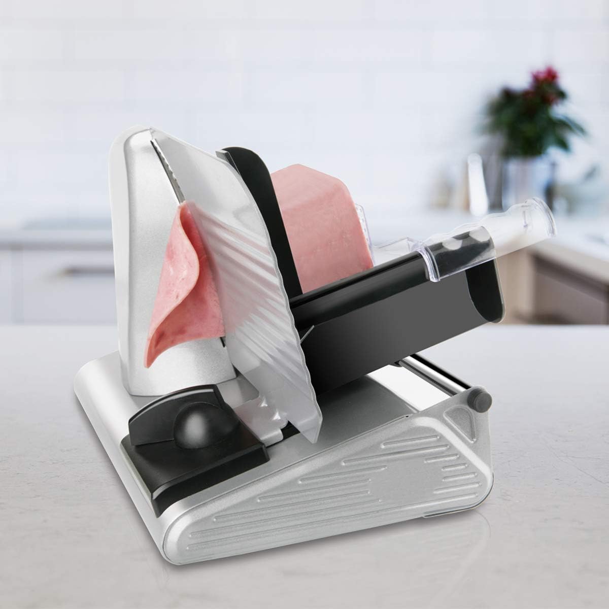 Taurus - Cutmaster - 19 cm - trancheuse électrique 150W, découpe 1-15 mm, table pliante