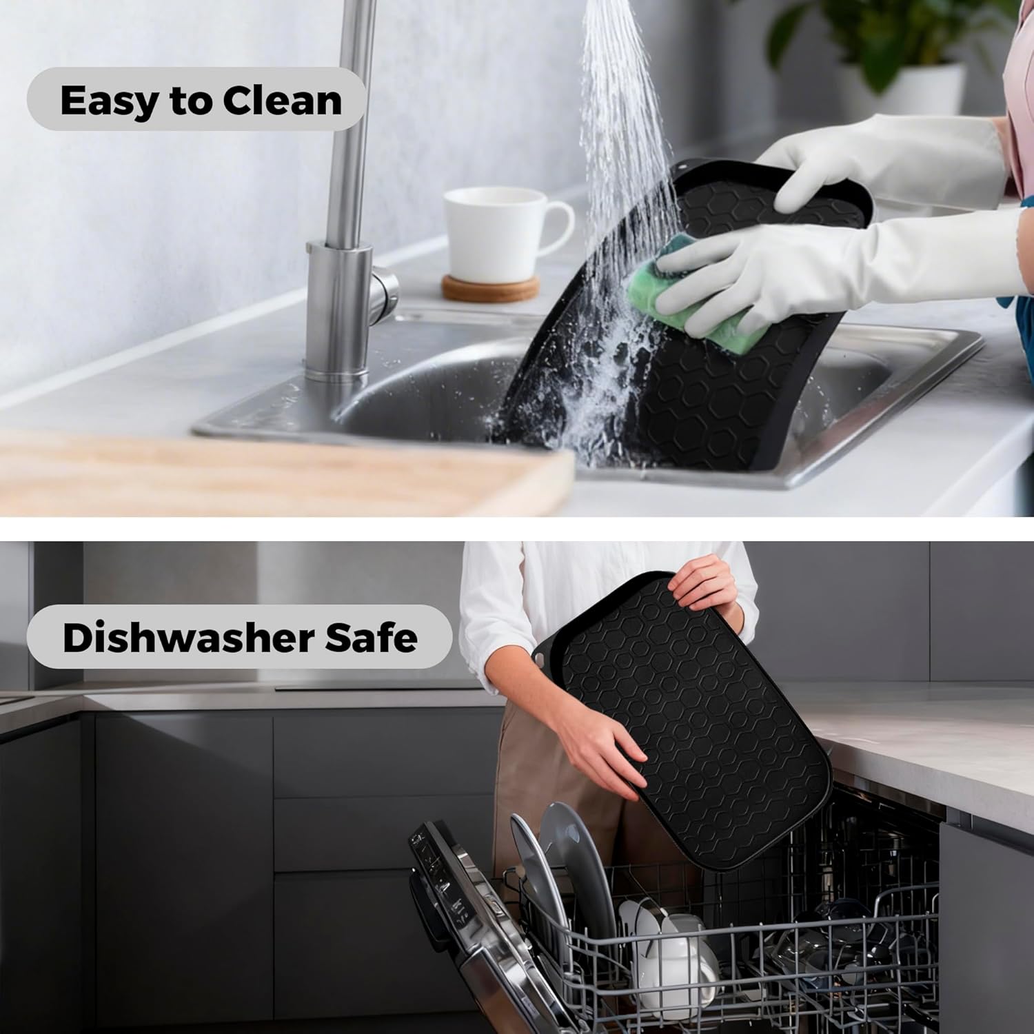 Tapis silicone air fryer - grande capacité - 9,5L-10,4L - antiadhésif résistant - AF500EU AF400EU AF451EU DZ401