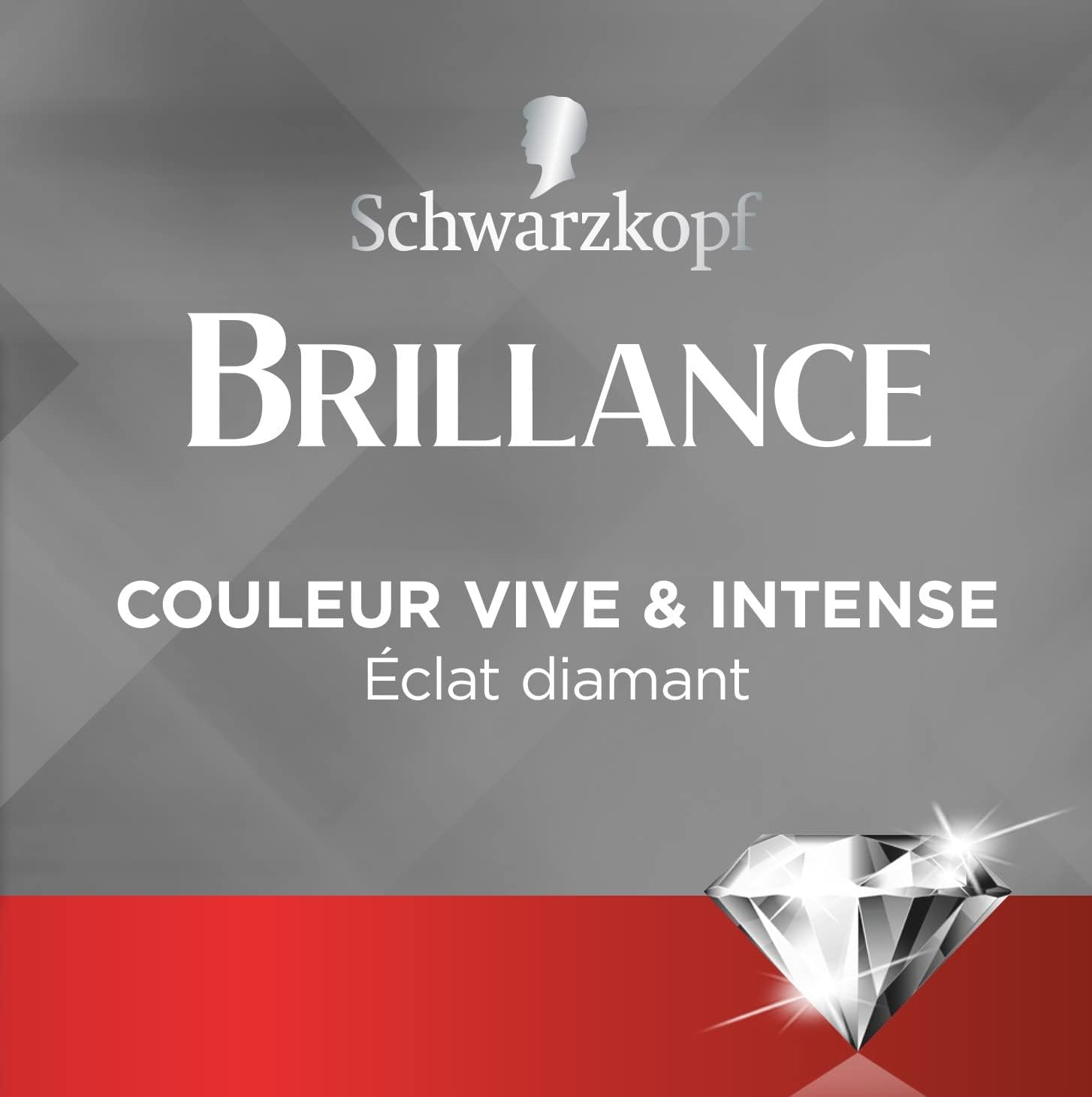 Schwarzkopf - Brillance - coloration intense, couvre cheveux blancs, soin couleur - Rouge Brocart 845