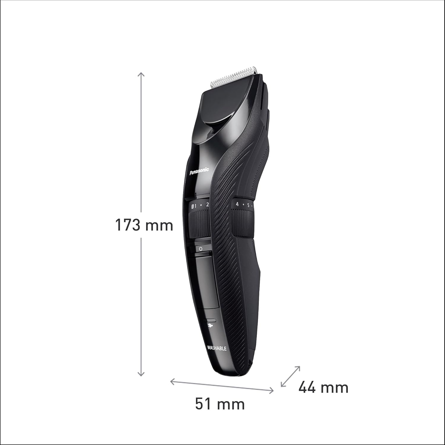 Panasonic - Tondeuse cheveux sans fil étanche, 19 réglages, ER-GC53-K503