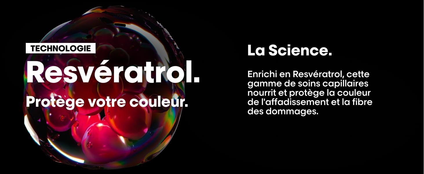 enrichi en resvératrol pour protéger la couleur