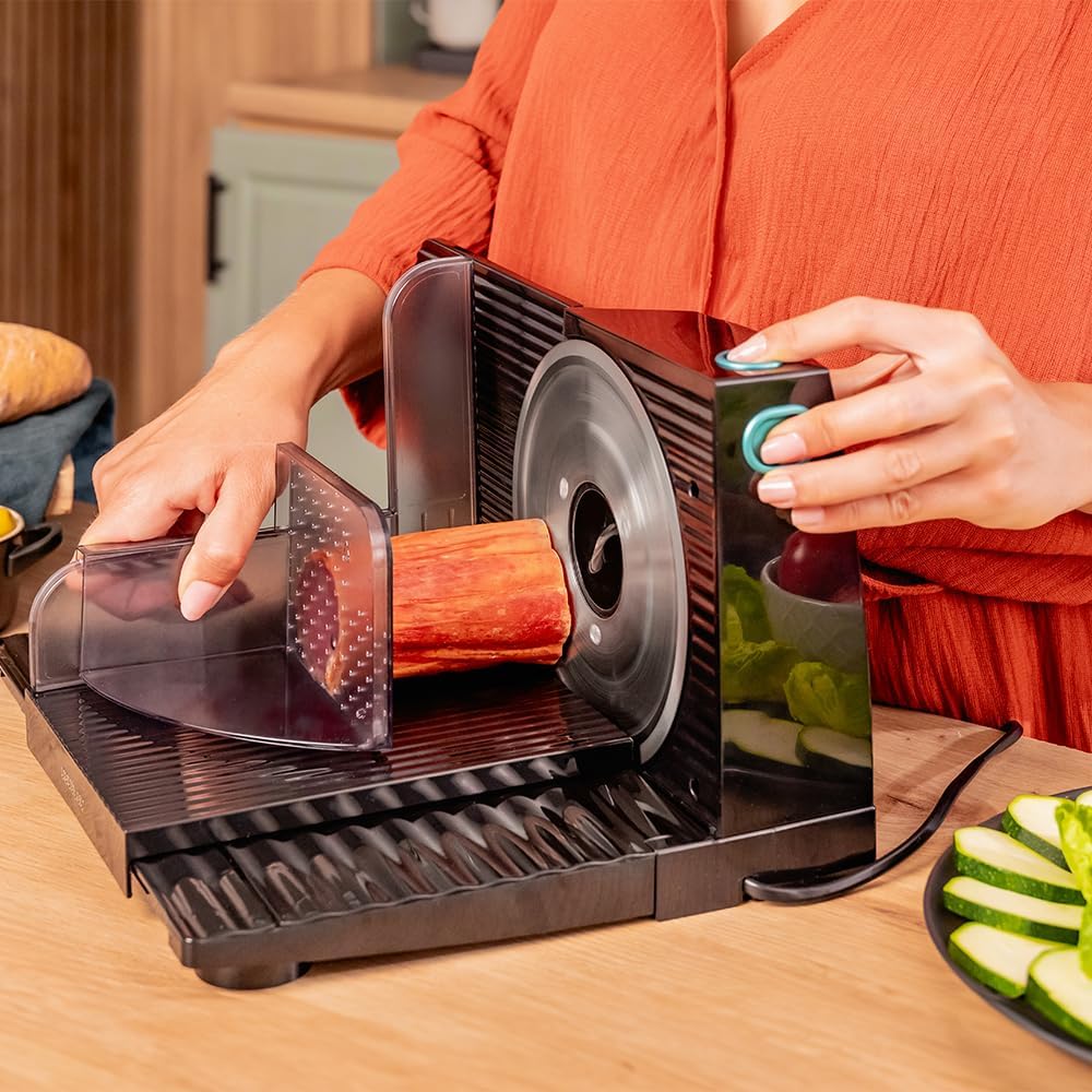 Cecotec - Rock'nCut Shuriken - 17 cm - trancheuse 150W, réglage 0-15mm