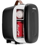 Enventor Lot de 6 boîtes de 6 petits réfrigérateurs Noir