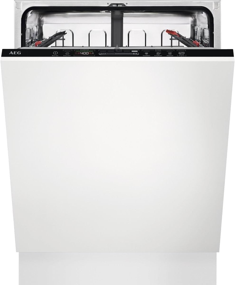 AEG - lave-vaisselle série 6000, intégré, 12 couverts, économique, FSE63307P